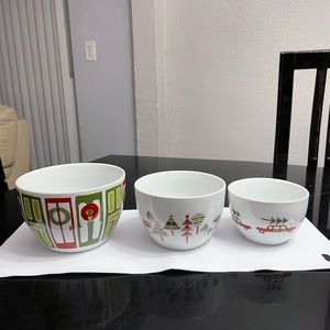 Crate & Barrel Julia Rothman mixing bowls